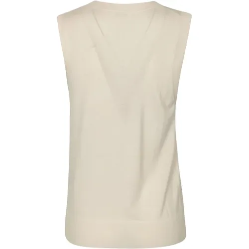 Women's Clothing Topwear Cream Ss24 , female, Sizes: XS, L, M - P.a.r.o.s.h. - Modalova