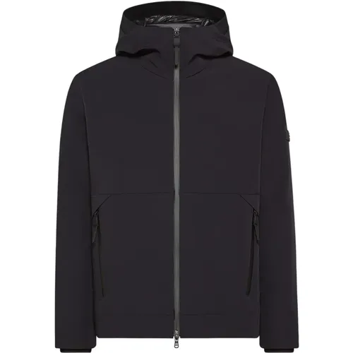 Glatter Primaloft-Bomber mit Schwarzen Details , Herren, Größe: XL - Peuterey - Modalova