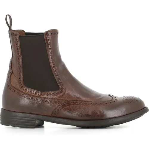 Brogue Chelsea Flache Schuhe - Officine Creative - Modalova