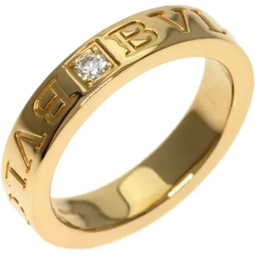 Pre-owned Gold rings , female, Sizes: ONE SIZE - Bvlgari Vintage - Modalova