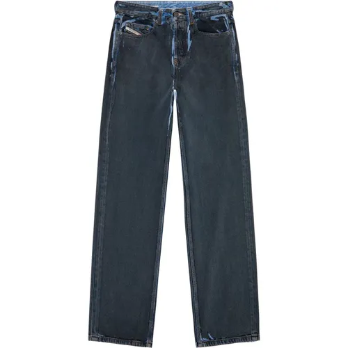Gerades Jeans - 2001 D-Macro , Herren, Größe: W27 - Diesel - Modalova