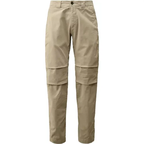 Vintage Khaki Stretch Sateen Ergonomische Hose , Herren, Größe: L - C.P. Company - Modalova