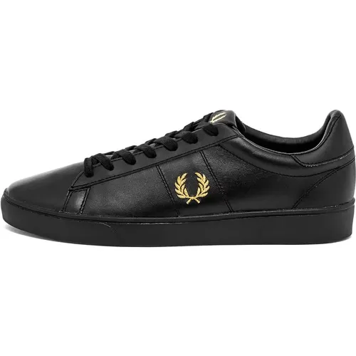 Spencer Leather Tennis Shoes , male, Sizes: 8 UK - Fred Perry - Modalova