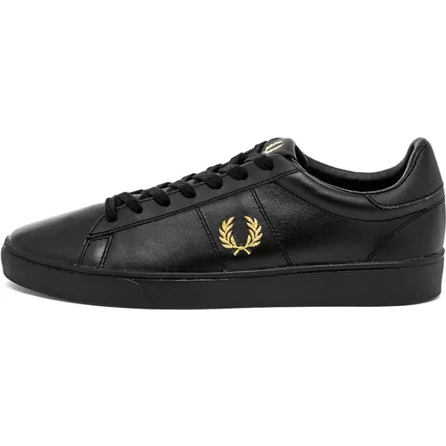 Spencer Leather Tennis Shoes , male, Sizes: 9 UK, 8 UK - Fred Perry - Modalova