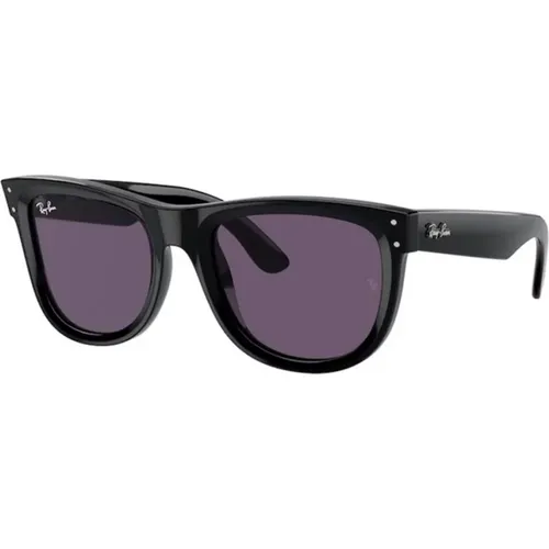 Stilvolle Violette Sonnenbrille , unisex, Größe: 53 MM - Ray-Ban - Modalova