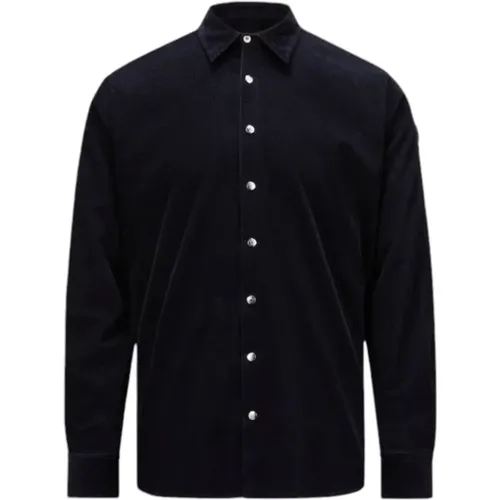 Night Corduroy Shirt , male, Sizes: L, M, 2XL, XL - Moncler - Modalova