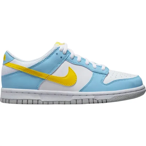 Limited Edition Dunk Low Next Nature Homer Simpson (Gs) , Damen, Größe: 38 1/2 EU - Nike - Modalova