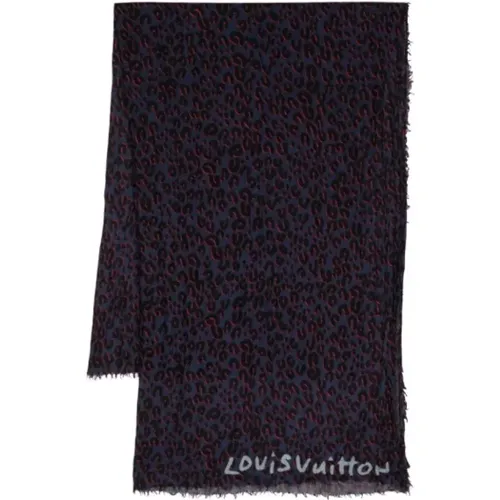 Pre-owned Cotton scarves , female, Sizes: ONE SIZE - Louis Vuitton Vintage - Modalova