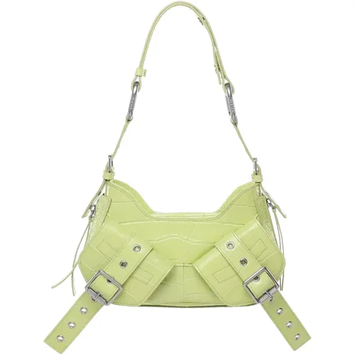 Dynamic Lime Shoulder Bag , female, Sizes: ONE SIZE - Biasia - Modalova