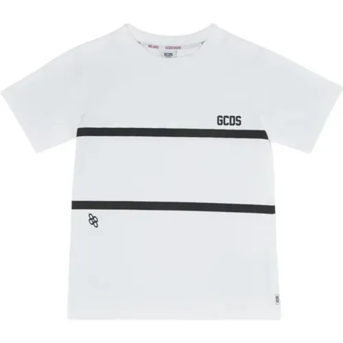 Weißes T-Shirt mit Logo-Print für Kinder - Gcds - Modalova