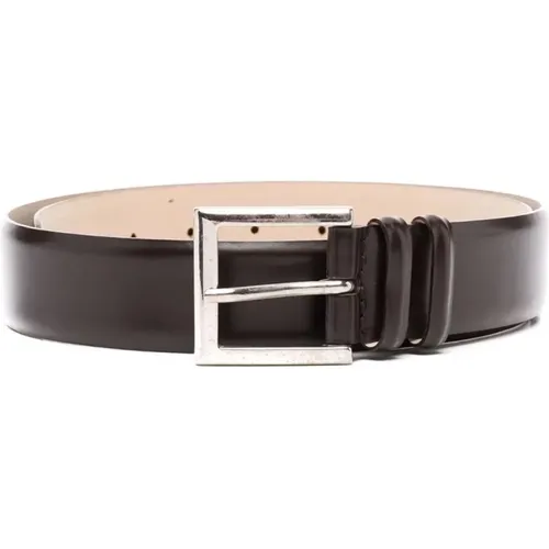 Leather Belts for Men , male, Sizes: 130 CM, 105 CM, 100 CM, 110 CM, 95 CM, 90 CM - Orciani - Modalova
