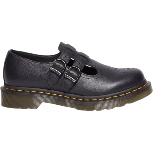 Virginia Leather Mary Jane Shoes , female, Sizes: 5 UK, 4 UK, 3 UK, 6 UK, 7 UK - Dr. Martens - Modalova
