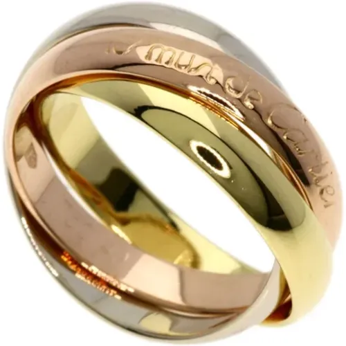 Pre-owned Gold rings , female, Sizes: ONE SIZE - Cartier Vintage - Modalova