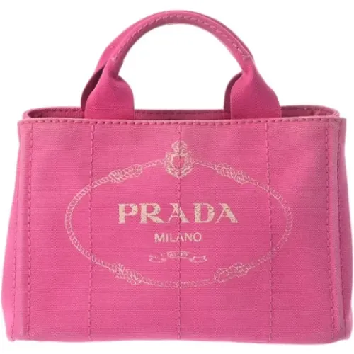 Pre-owned Canvas prada-bags , female, Sizes: ONE SIZE - Prada Vintage - Modalova