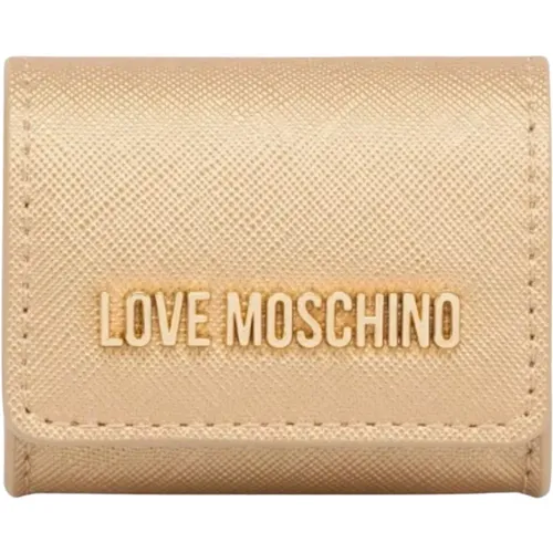 Schlüsselanhänger Halter Elegantes Accessoire,Stilvoller Damen Schlüsselanhänger aus Kunstleder,Damen Schlüsselanhänger, Kunstleder, Stilvolles - Love Moschino - Modalova