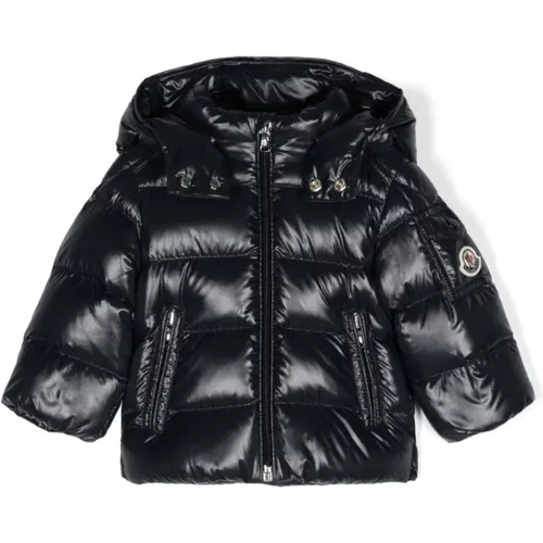 Blaue Kinder Maya Jacke Mantel - Moncler - Modalova