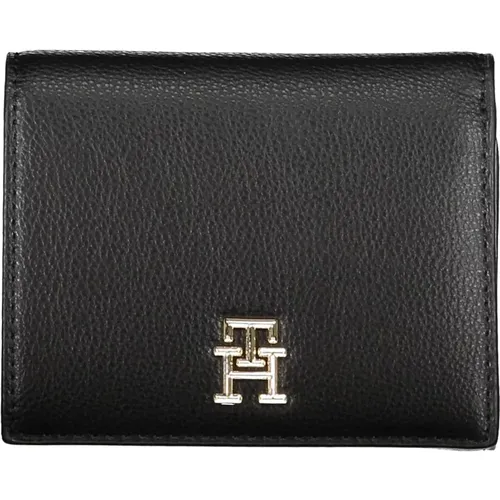 Damen Geldbörse Schwarz 4 Fächer - Tommy Hilfiger - Modalova