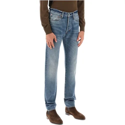 Gerades Jeans , Herren, Größe: W31 - Tom Ford - Modalova