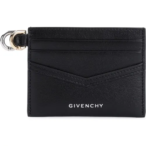 Schwarze Leder Brieftasche Stilvolles Logo - Givenchy - Modalova