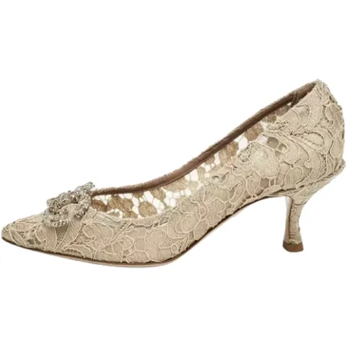 Pre-owned Lace heels , female, Sizes: 3 UK - Dolce & Gabbana Pre-owned - Modalova