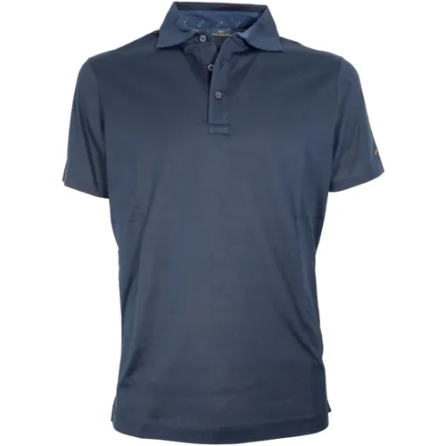 Solid Cotton Polo with Logo Collar , male, Sizes: XL, L - PAUL & SHARK - Modalova