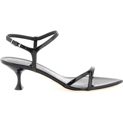 Coral Patent Leather Sandals , female, Sizes: 6 UK, 3 UK, 4 UK, 7 UK - 3Juin - Modalova