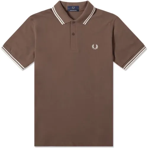 Twin Speced Pole , Herren, Größe: L - Fred Perry - Modalova