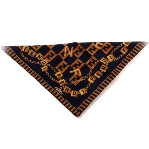 Pre-owned Fabric scarves , female, Sizes: ONE SIZE - Fendi Vintage - Modalova