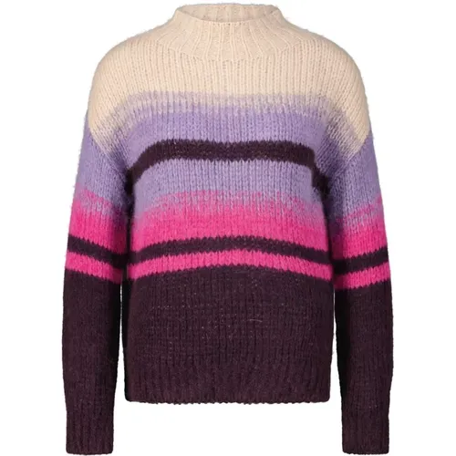 Gestreifter Strickpullover , Damen, Größe: M - LUISA CERANO - Modalova