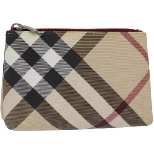 Pre-owned Canvas clutches , female, Sizes: ONE SIZE - Burberry Vintage - Modalova