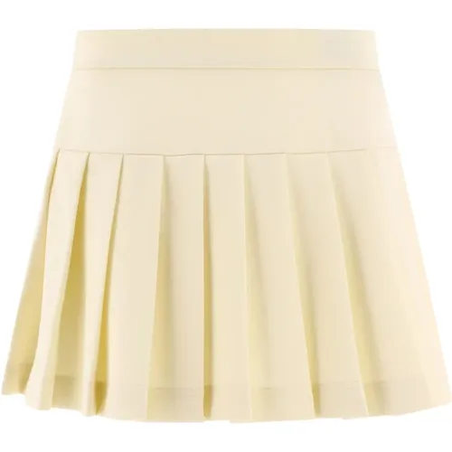 Pleated Track Skirt , female, Sizes: S - Palm Angels - Modalova