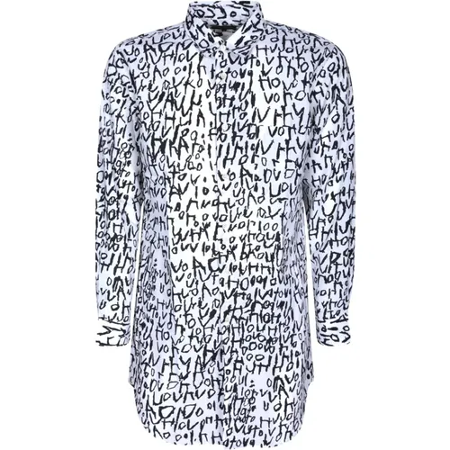 French Collar Long Sleeve Shirt , male, Sizes: M, S - Comme des Garçons - Modalova