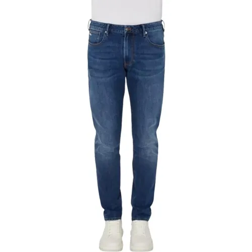 Denim Jeans with 5 Pockets , male, Sizes: W36, W32, W33, W40, W38, W34 - Emporio Armani - Modalova