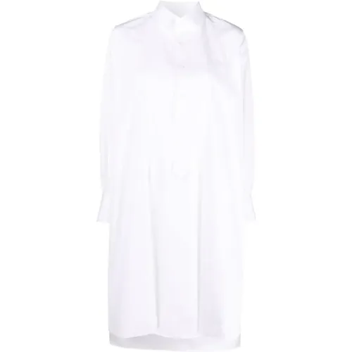 Weiße Midi Kleid für Frauen - Maison Margiela - Modalova