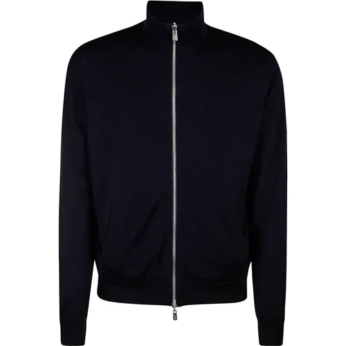 Reversible Wool Jacket with Zip Closure , male, Sizes: XL, M - Fedeli - Modalova