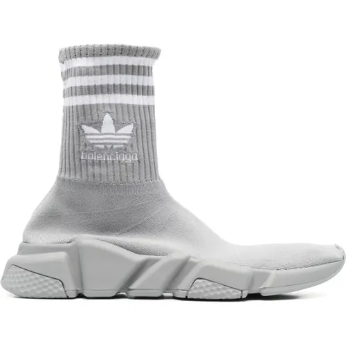 X Balenciaga Sneakers Grey , female, Sizes: 8 UK, 6 UK, 3 UK, 7 UK, 4 UK, 2 UK, 5 UK - Adidas - Modalova