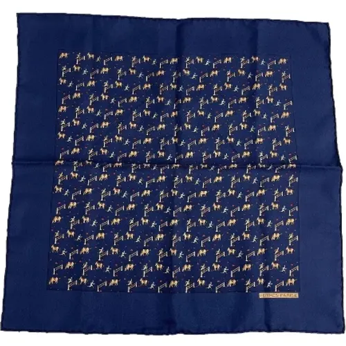 Pre-owned Silk scarves , female, Sizes: ONE SIZE - Salvatore Ferragamo Pre-owned - Modalova