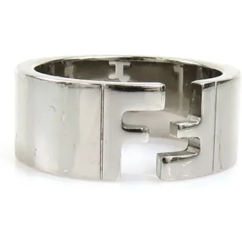 Pre-owned Metall ringe , Damen, Größe: ONE Size - Fendi Vintage - Modalova