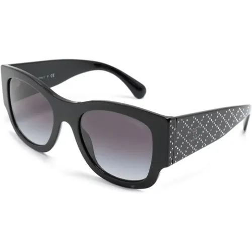 Stylish Sunglasses with Accessories , female, Sizes: 53 MM - Chanel - Modalova