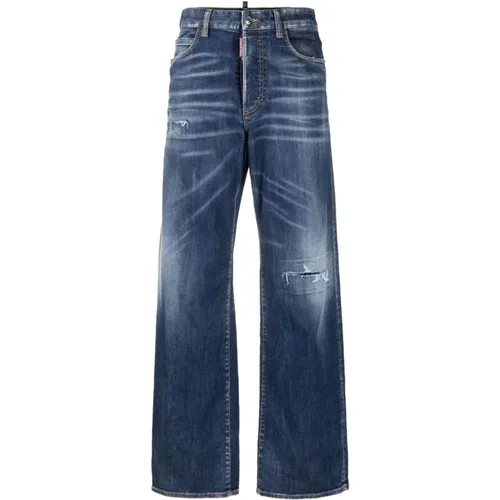 High Waist Wide-Leg Icon Jeans , female, Sizes: 2XS - Dsquared2 - Modalova