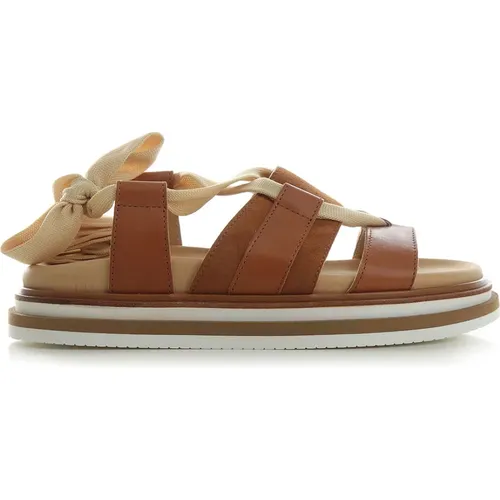 Stylish Flat Sandals , female, Sizes: 7 UK - Hogan - Modalova