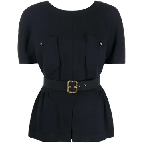 Pre-owned Silk tops , female, Sizes: XL - Chanel Vintage - Modalova