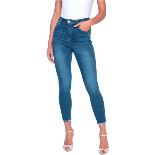 Denim Skinny Jeans , female, Sizes: S, XL, 2XL, L - Frank Lyman - Modalova