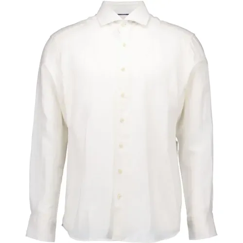 Casual Shirts , male, Sizes: L, M - Eterna - Modalova