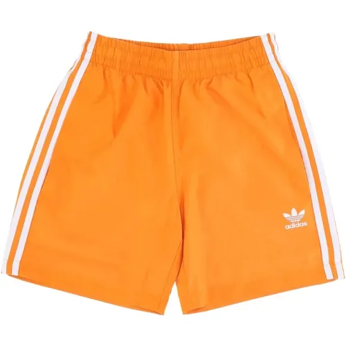 Orange 3-Streifen Badehose Adidas - Adidas - Modalova