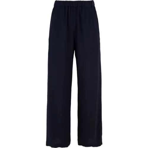 Navy Trousers , female, Sizes: S, M - Aspesi - Modalova