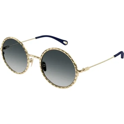 Gold Graue Sonnenbrille Chloé - Chloé - Modalova