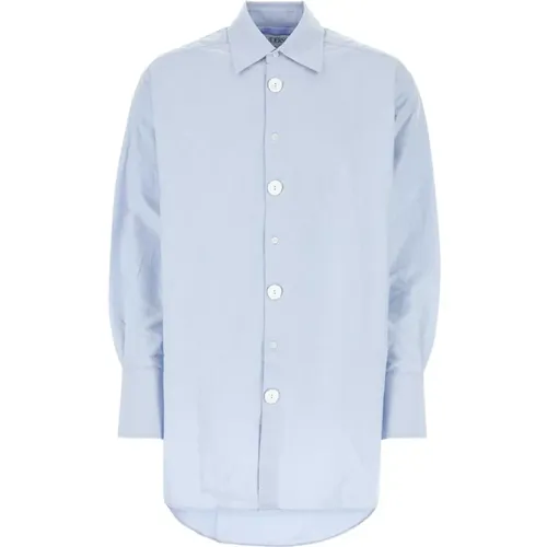 Oversize Hellblaues Oxford Hemd , Herren, Größe: XL - JW Anderson - Modalova