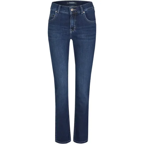 Klassische Coloured Denim Jeans , Damen, Größe: 2XL - Angels - Modalova