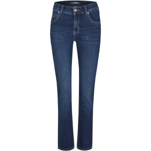Klassische Coloured Denim Jeans , Damen, Größe: 3XL - Angels - Modalova